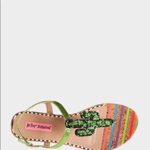 Betsey Johnson Hopper Flat Sandals